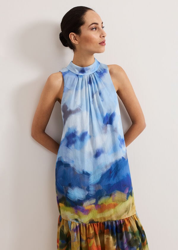 Phase Eight Painterly Maxi Dress