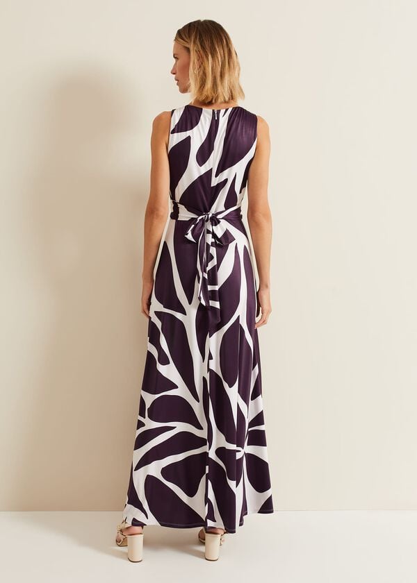 Phase Eight Palmer Leaf Print Maxi Dress
