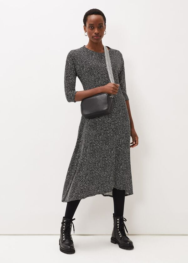 phase eight Paris Spot Print Dress