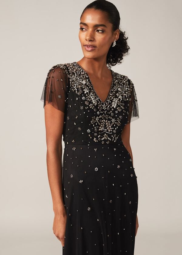 Phase Eight Pascale Jewelled Tulle Dress