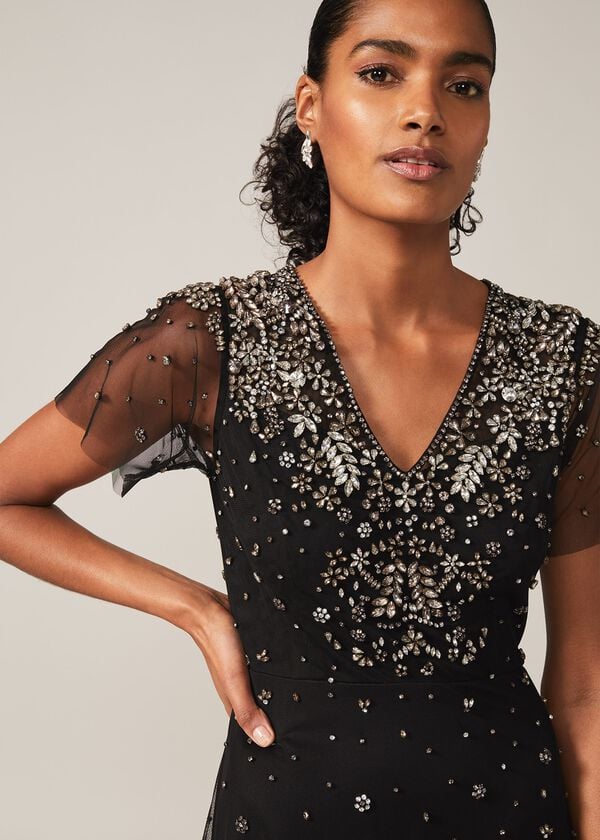 Phase Eight Pascale Jewelled Tulle Dress
