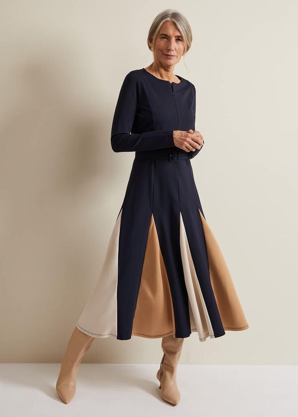 phase eight Paula Navy Midi Dress