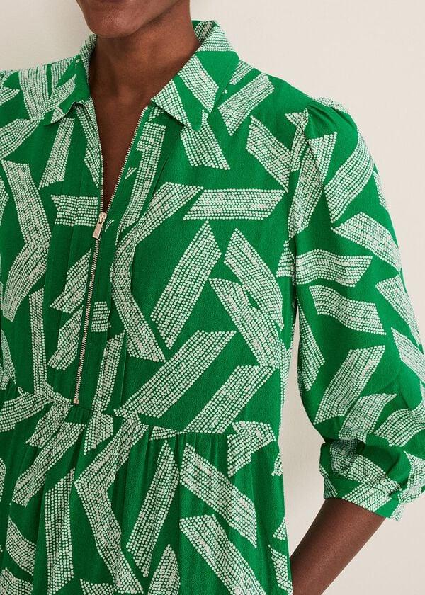 Phase Eight Penele Abstract Midi Dress