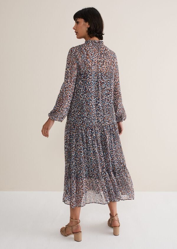 Phase Eight Penele Chiffon Midi Dress