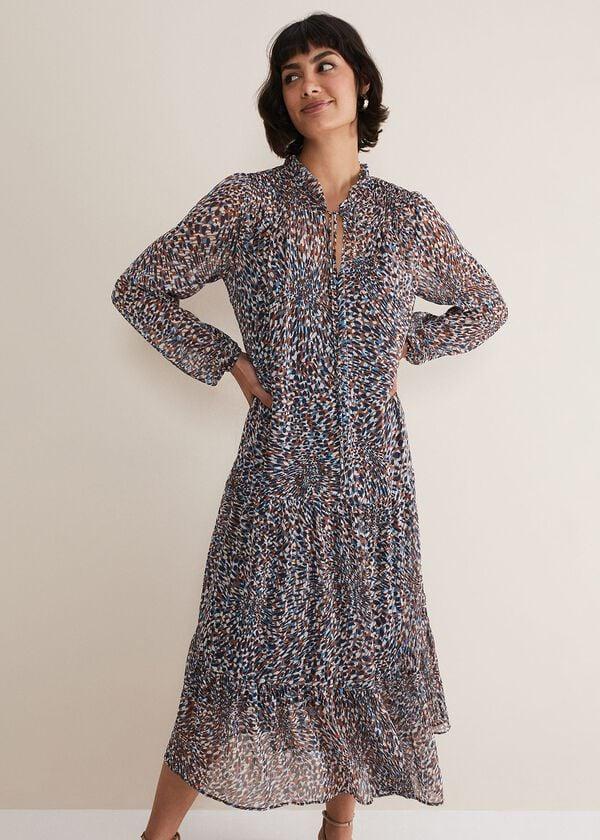 Phase Eight Penele Chiffon Midi Dress