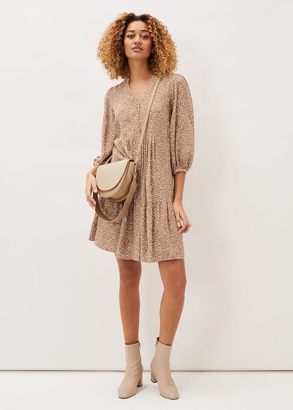 Phase Eight Penele Ditsy Print Swing Dress