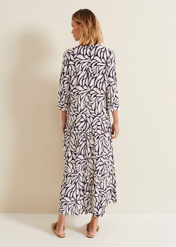 Phase Eight Penele Geo Midi Dress