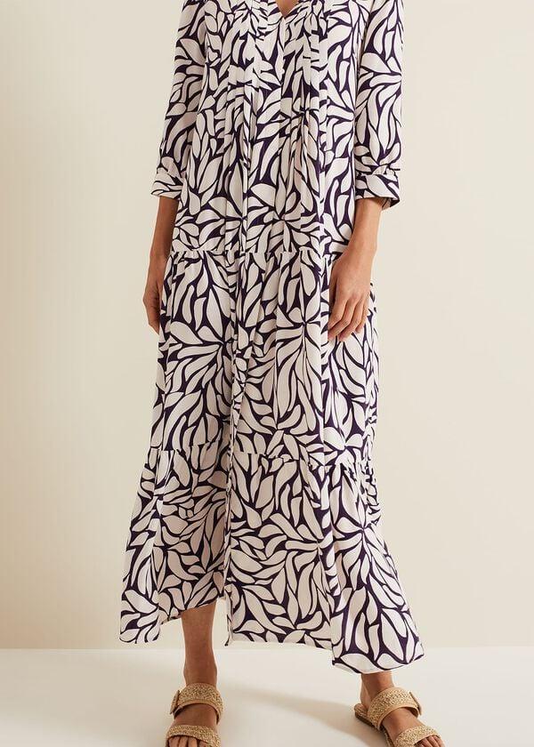 Phase Eight Penele Geo Midi Dress