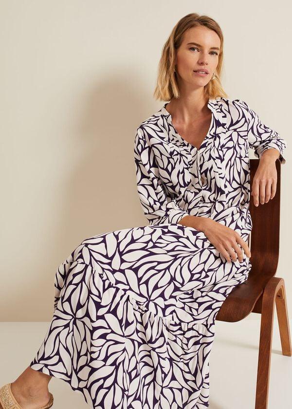 phase eight Penele Geo Midi Dress