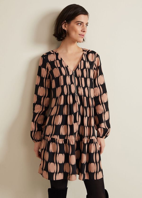 phase eight Penele Spot Swing Dress