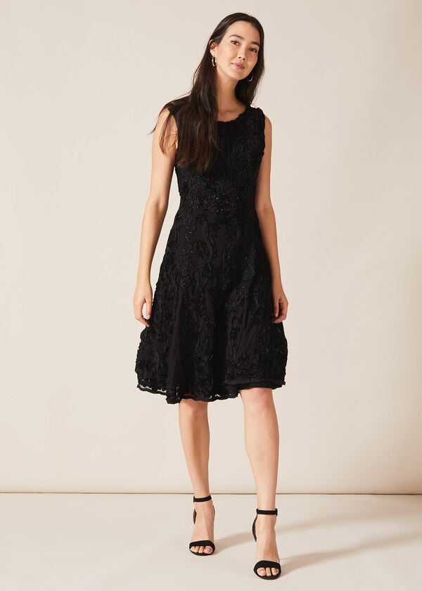 Phase Eight Penelope Tapework Lace Dress