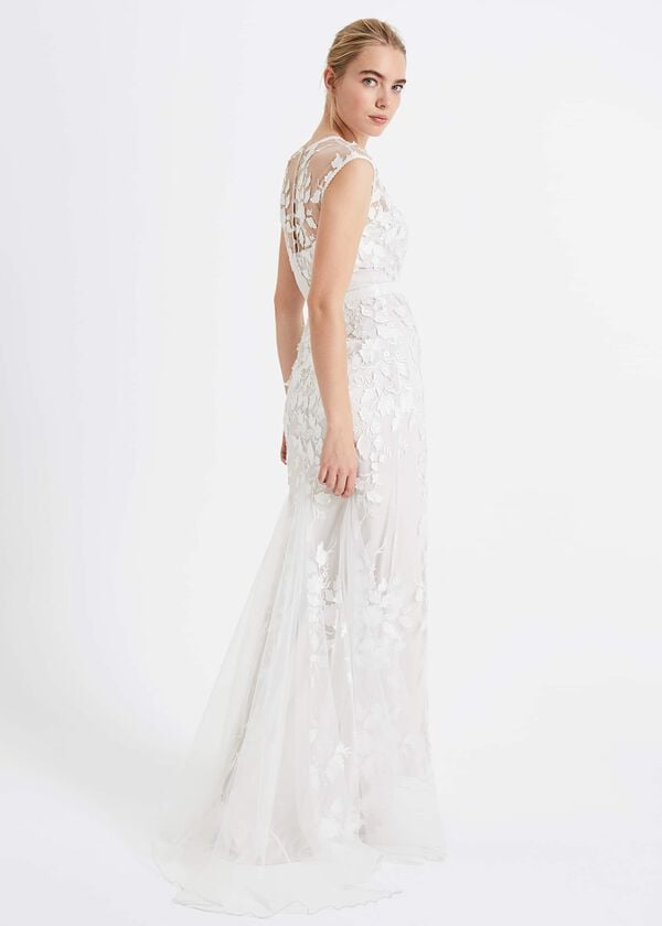 Phase Eight Peony 3d Lace Wedding Dress