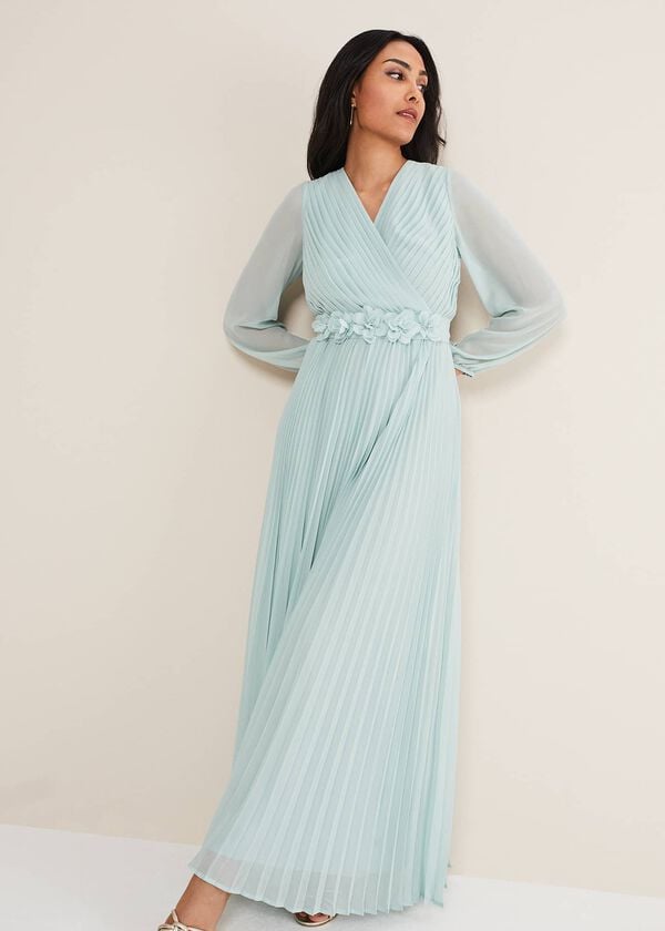 Phase Eight Petite Alecia Pleated Maxi Dress