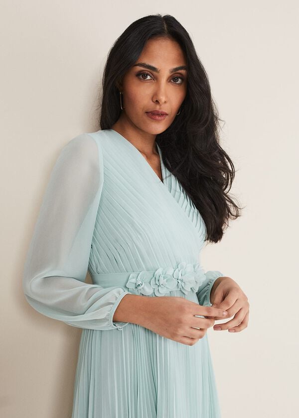 Phase Eight Petite Alecia Pleated Maxi Dress