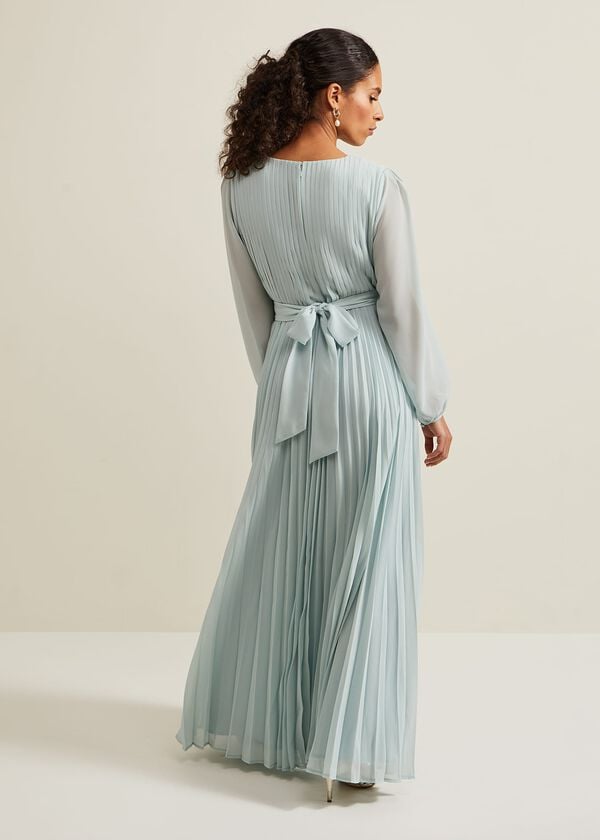 Phase Eight Petite Alecia Pleated Maxi Dress