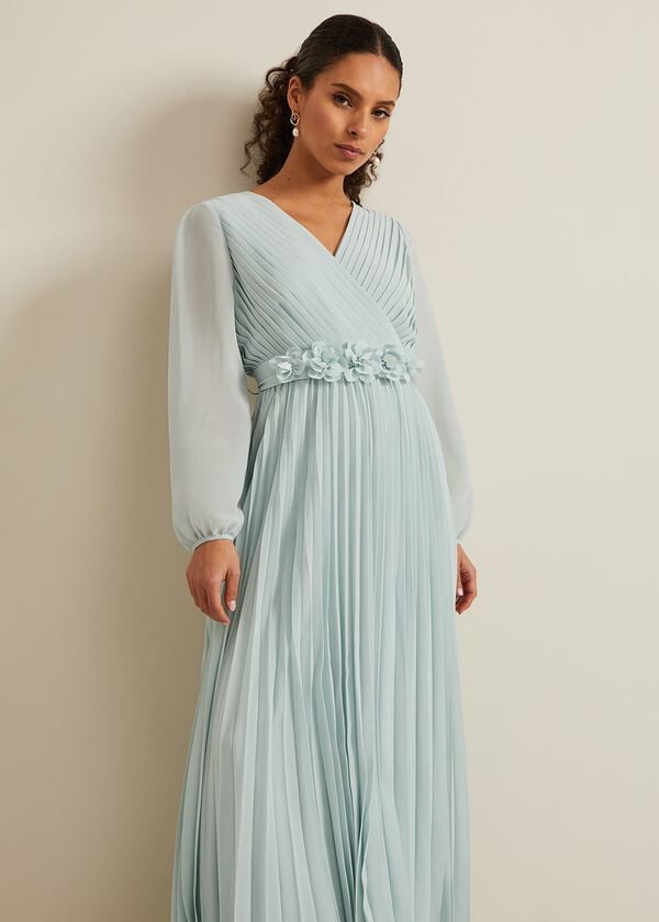 Phase Eight Petite Alecia Pleated Maxi Dress