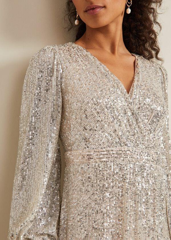 Phase Eight Petite Amily Sequin Maxi Dress