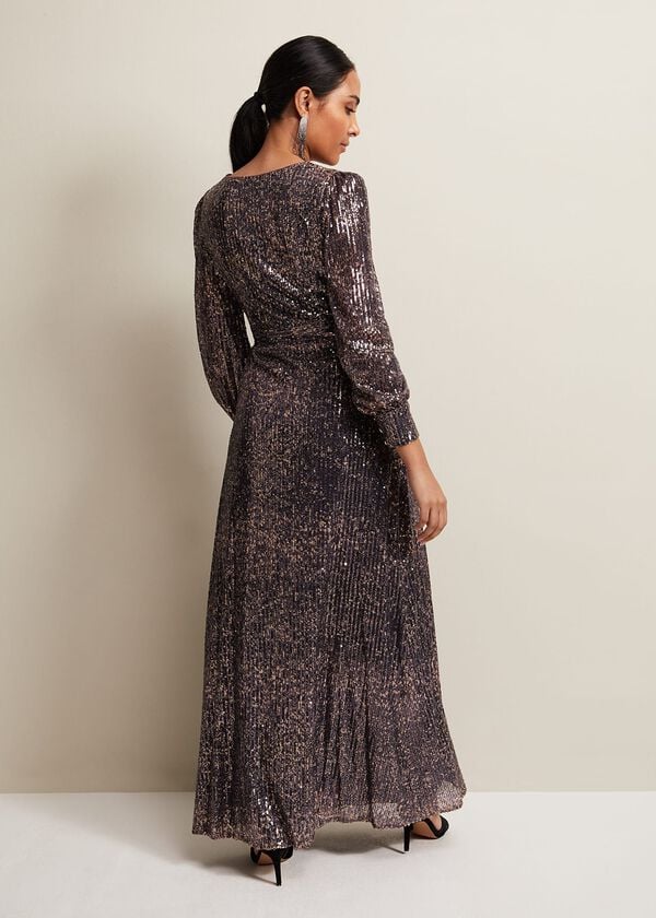 Phase Eight Petite Amily Sequin Maxi Dress