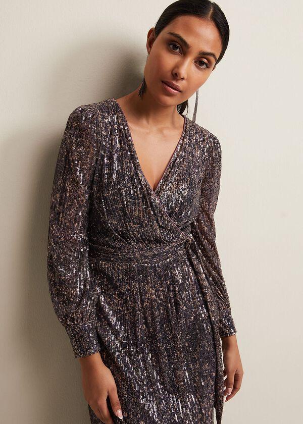 Phase Eight Petite Amily Sequin Maxi Dress