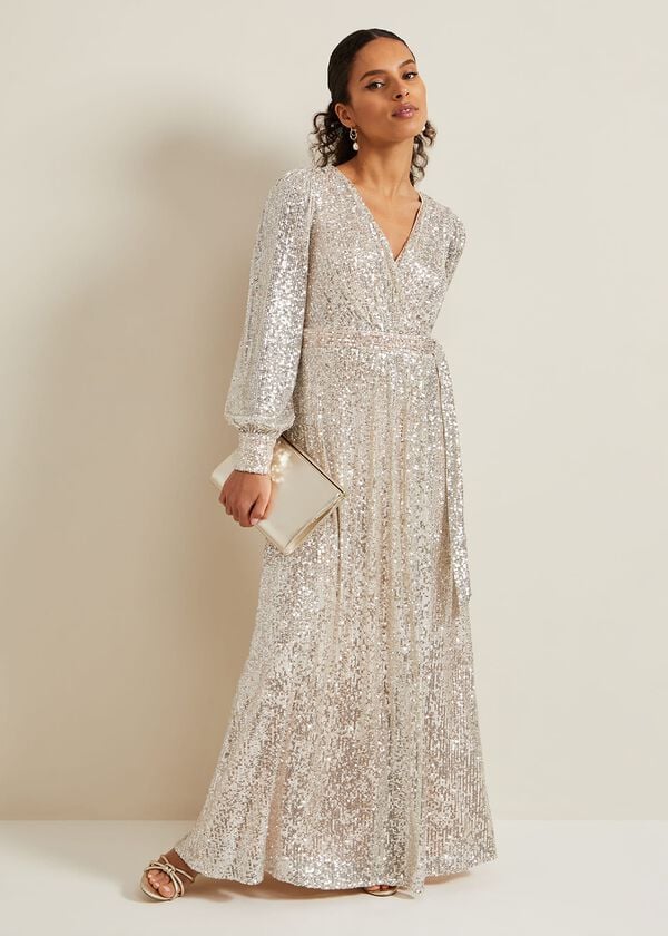 phase eight Petite Amily Sequin Maxi Dress