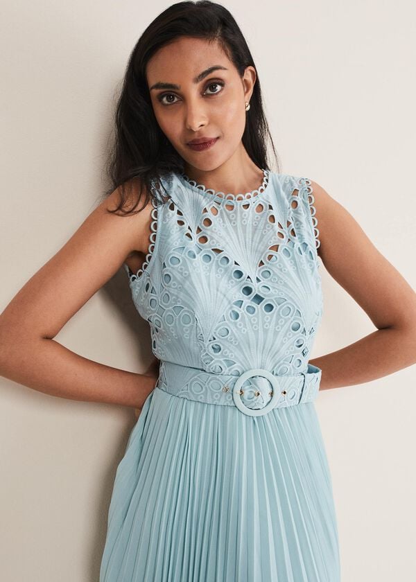 Phase Eight Petite Amora Lace Bodice Dress