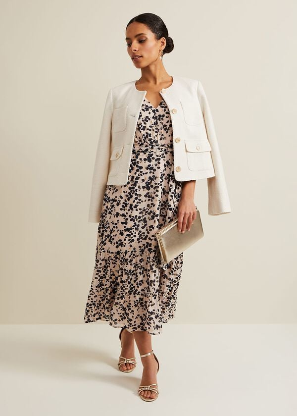 Phase Eight Petite Amy Floral Midi Dress