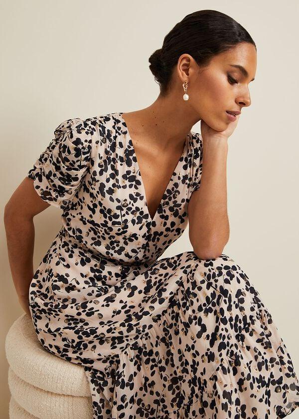 Phase Eight Petite Amy Floral Midi Dress