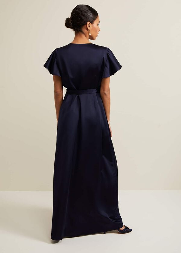 Phase Eight Petite Arabella Satin Maxi Dress