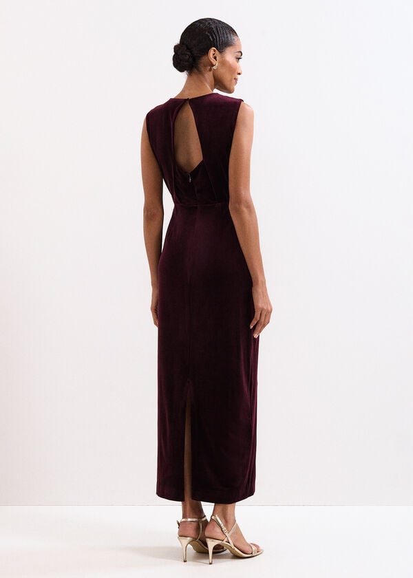 Phase Eight Petite Ava Velvet Maxi Dress