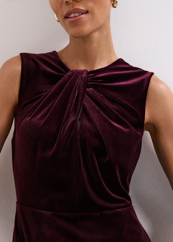 Phase Eight Petite Ava Velvet Maxi Dress