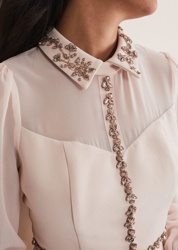 Phase Eight Petite Avah Embellished Bodycon Dress