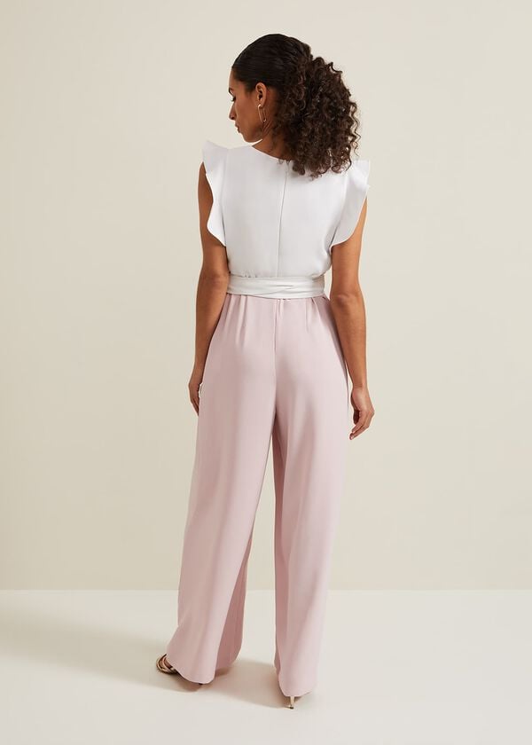 Phase Eight Petite Ayla Ruffle Jumpsuit