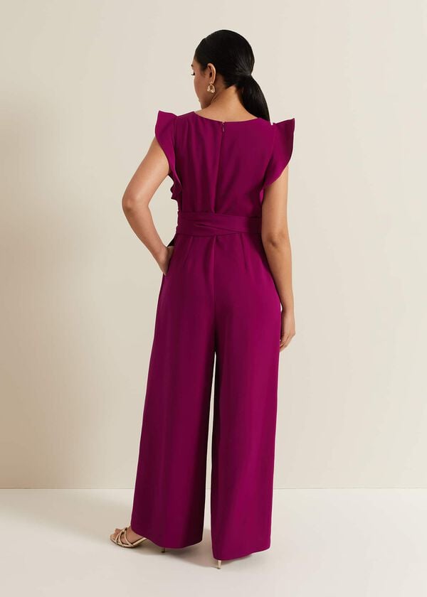 Phase Eight Petite Ayla Ruffle Jumpsuit