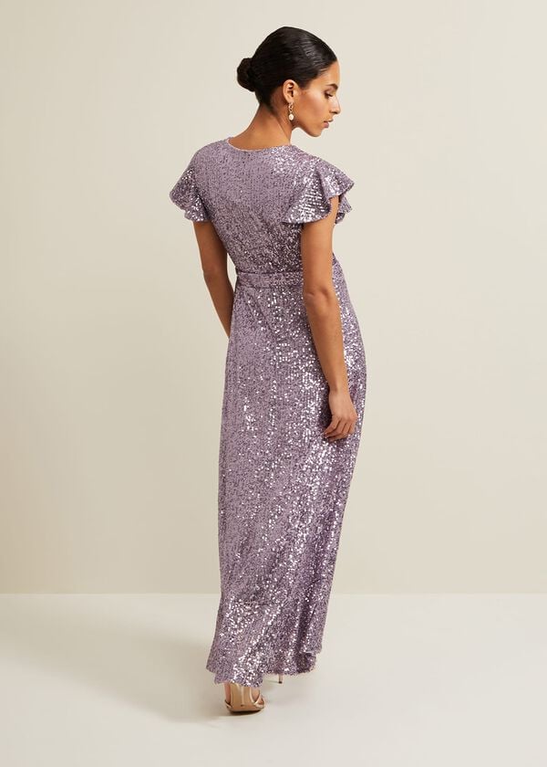 Phase Eight Petite Carina Sequin Maxi Dress