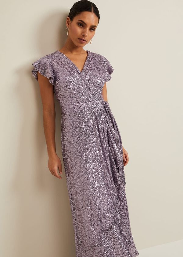 Phase Eight Petite Carina Sequin Maxi Dress