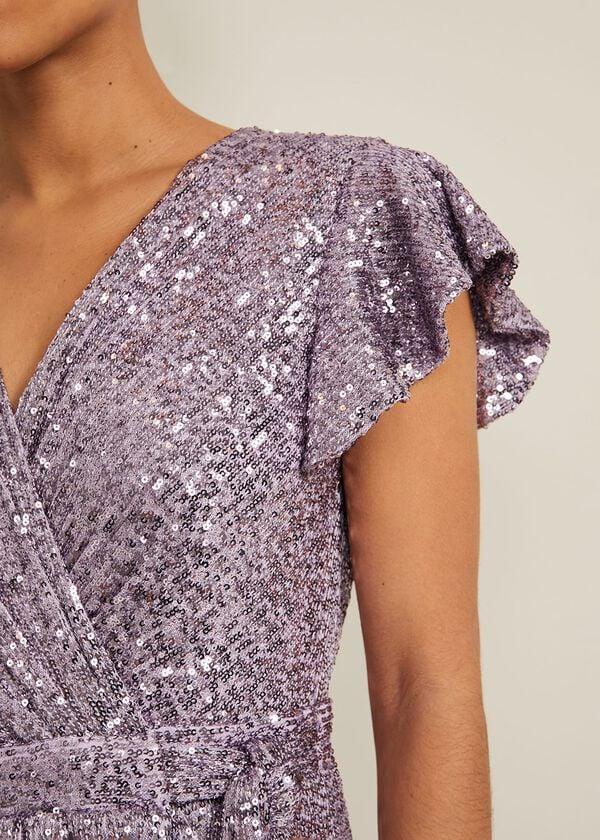 Phase Eight Petite Carina Sequin Maxi Dress