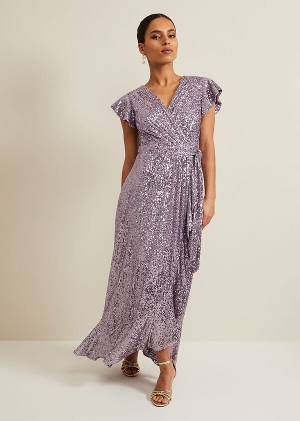phase eight Petite Carina Sequin Maxi Dress