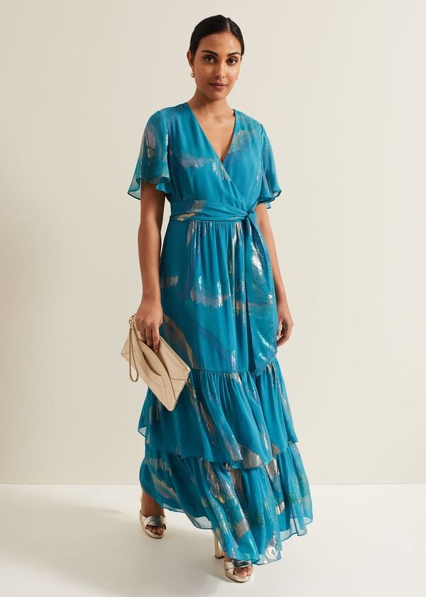 phase eight Petite Charissa Silk Maxi Dress