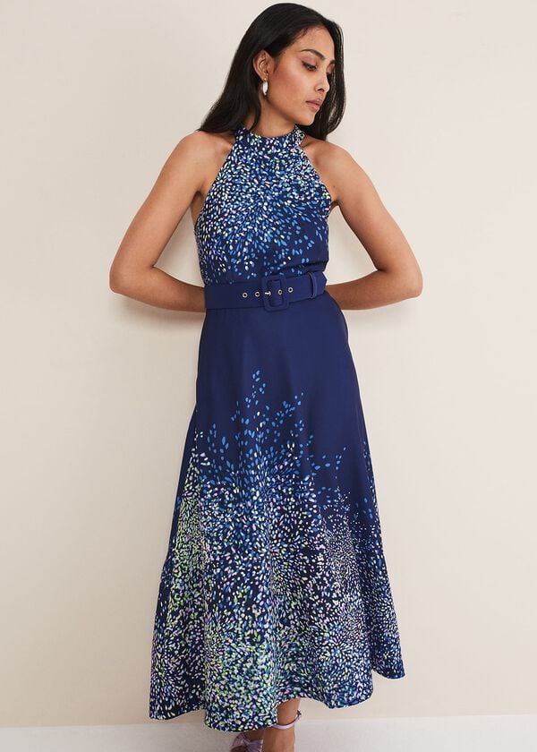 Phase Eight Petite Clea Ditsy Midi Dress