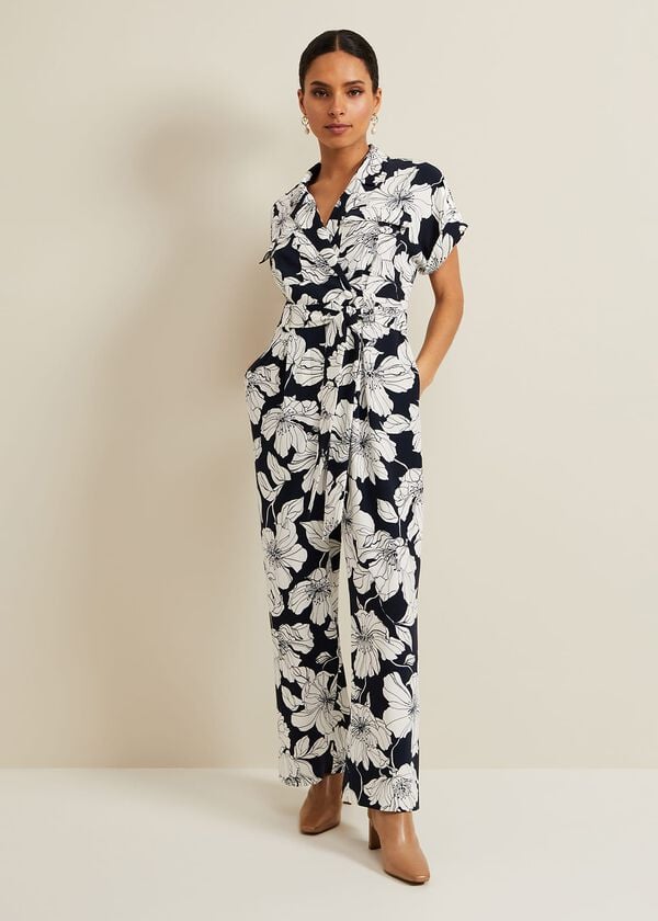 phase eight Petite Constance Floral Jumpsuit