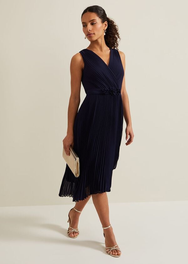 Phase Eight Petite Cressida Pleat Maxi Dress