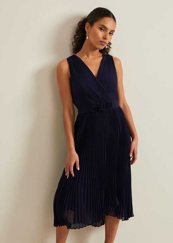 phase eight Petite Cressida Pleat Maxi Dress