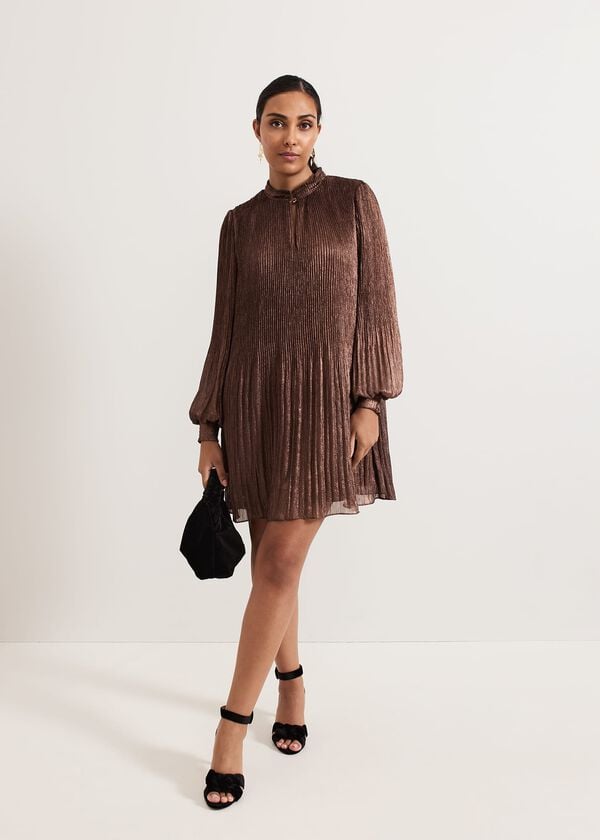 Phase Eight Petite Ella Pink Swing Dress