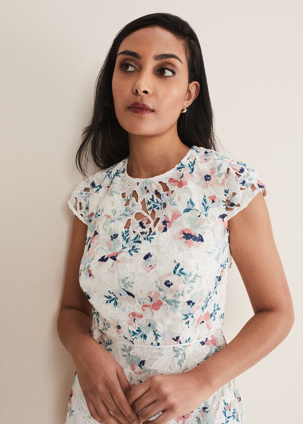 Phase Eight Petite Franky Floral Lace Dress