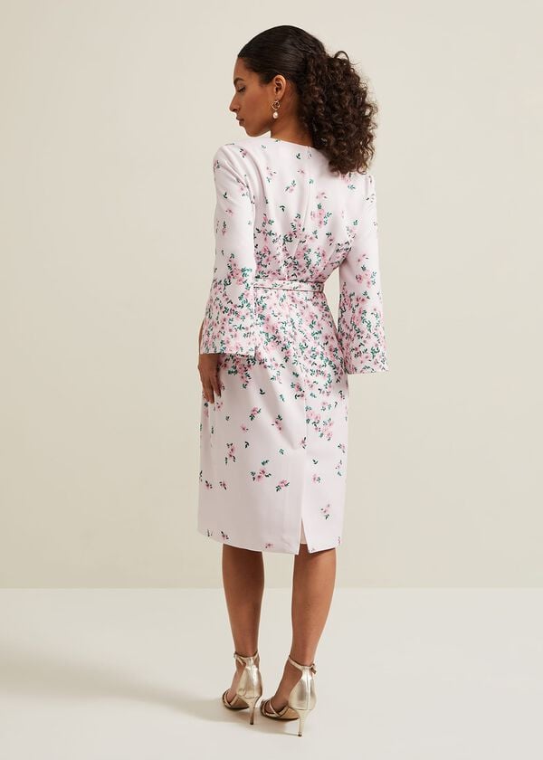 Phase Eight Petite Giovanna Floral Belted Dress