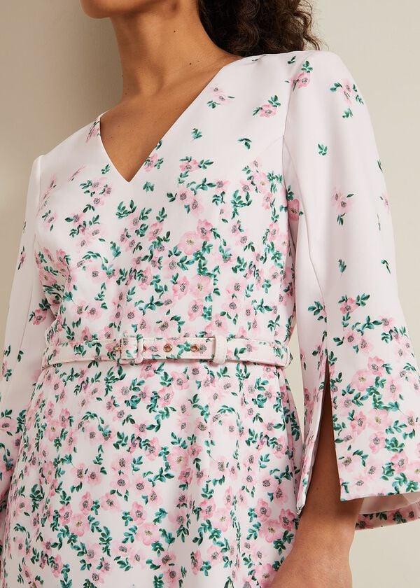 Phase Eight Petite Giovanna Floral Belted Dress