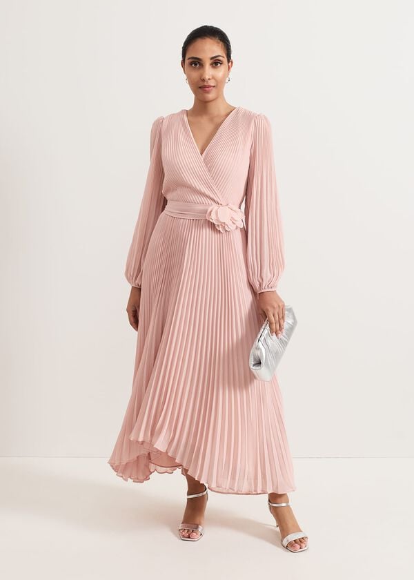 phase eight Petite Isadora Pale Pink Maxi Dress