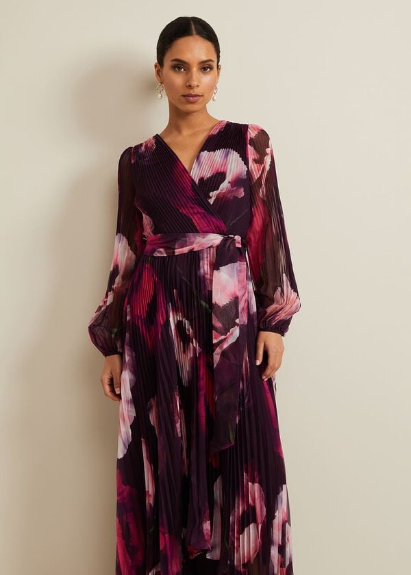 Phase Eight Petite Isadora Rose Printed Maxi Dress