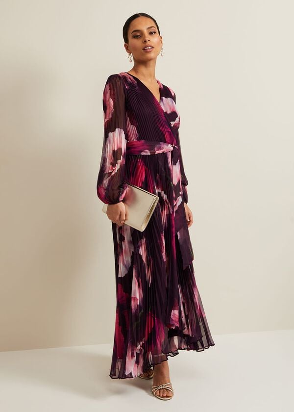 phase eight Petite Isadora Rose Printed Maxi Dress