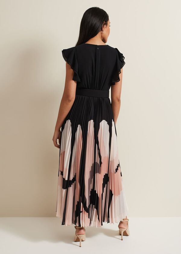 Phase Eight Petite Isla Printed Skirt Maxi Dress